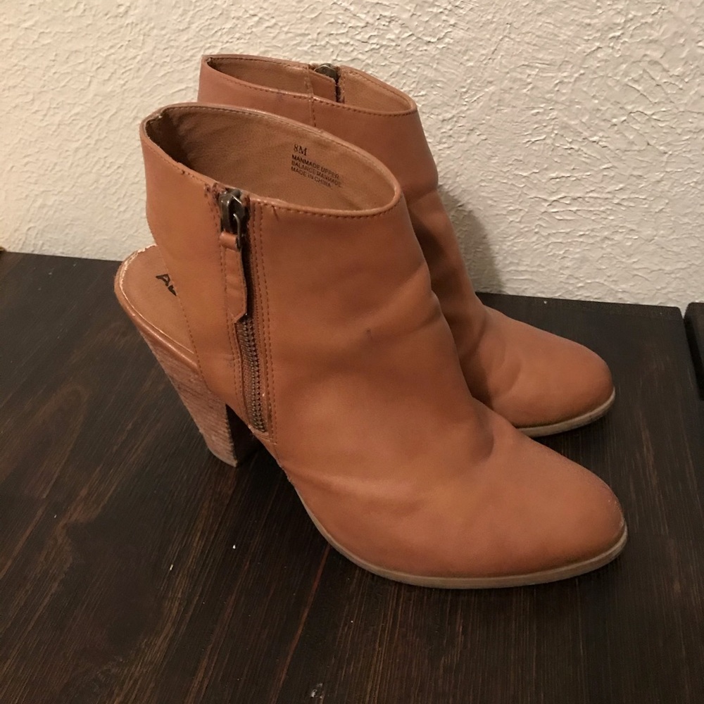 Abound Distressed Leather Booties